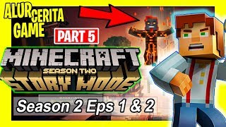 ALUR CERITA MINECRAFT STORY MODE PART 5 of 7  MAHLUK PALING KUAT DI MINECRAFT [upl. by Fox709]