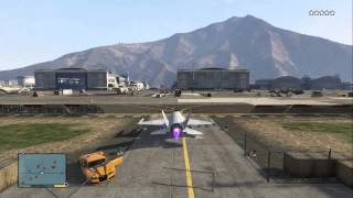 Gta V Epic police chase Adder  jet  tank and escaping [upl. by Amlus]