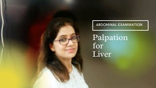 Palpation for Liver [upl. by Ahsemad]