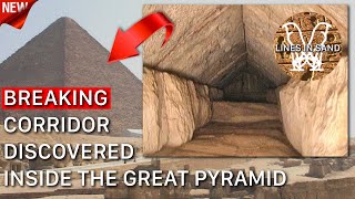 Breaking News Mysterious new corridor discovered inside Great Pyramid  First Look  Lines in Sand [upl. by Dnalrah876]