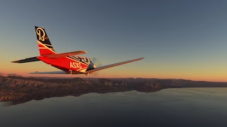 Stunning morning time VFR tour flight around Sardinia in the Beechcraft Bonanza G36 [upl. by Lramaj]