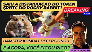 SAIU A DISTRIBUIÇÃO DO TOKEN RBTC ROCKY RABBIT HAMSTER KOMBAT DECEPCIONOU AGORA VOCÊ FICOU RICO [upl. by Apple]