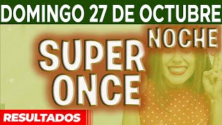 Resultado del sorteo Super Once 17PM 21PM del Domingo 27 de Octubre del 2024 [upl. by Ludwigg]