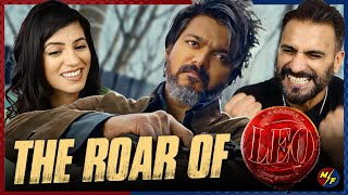 THE ROAR OF LEO REACTION🔥Thalapathy Vijay Tribute Video  Leo Success Meet [upl. by Hullda]