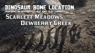 Scarlett Meadows Dewberry Creek  Dinosaur Bone Location RDRII [upl. by Agiaf]