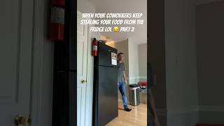 When your Coworkers keep stealing your food from the Company Fridge lol 😂 trending trend comedy [upl. by Crescin]