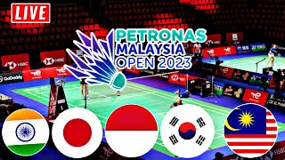 Malaysia Open Live Score badminton 2024  Day4 R 16  All Court live Round of 16 bwf [upl. by Christoph]