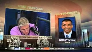 WFANs Sweeny Murti Puts Mike Francesa to Sleep [upl. by Ahsenwahs757]