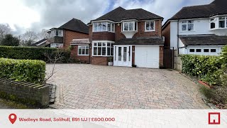 Wadleys Road Solihull B91 1JJ  Detached  For Sale [upl. by Simeon]