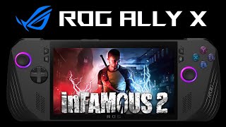 Infamous 2 ROG ALLY X  PS3 Emulation  RPCS3 [upl. by Toomay527]