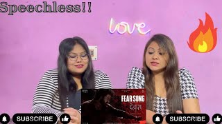 Fear Song  Devara Part  1  NTR  Koratala Siva  Anirudh Ravichander  Manoj M  SISTERS REACTION [upl. by Elocal]