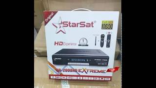 Starsat SR 2000HD Extreme 4K Digital Satellite Receiver Review 2018 hindiurdu [upl. by Seiter]