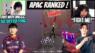 PRX Jinggg Met Snappy amp Tries Hard To Win Against MITH Seph1roth  Garnets amp Team OG in Ranked [upl. by Noiroc]