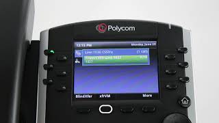 Polycom VVX 400  Transfer to Voicemail [upl. by Azeret522]