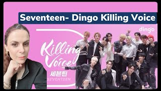 First Time Reacting to Seventeen Dingo Killing Voice Free on my Patreon link in description [upl. by Elyrad]