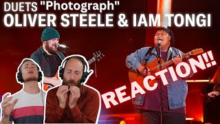 Reaction to Beautiful Iam Tongi amp Oliver Steele cover of Ed Sheerans quotPhotographquot  American Idol [upl. by Eigriv]