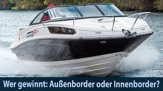 Bayliner VR5 Cuddy OB Test 3 Gründe warum der Außenborder besser ist als die VR5 mit Innenborder [upl. by Leahcimdivad541]