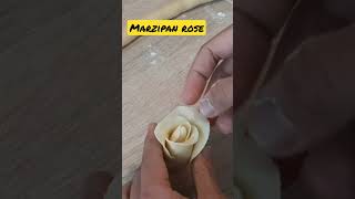 Marzipan Rose  Cake Decoration [upl. by Sixele]