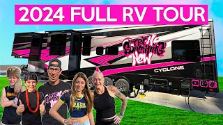 FULL RV TOUR Massive RV that FullTime family of 5 lives in [upl. by Hasheem]