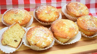 MUFFIN MORBIDISSIMI ALLO YOGURT SENZA BURRO ALLA STRACCIATELLA [upl. by Zzaj]