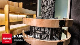 HOW TO  Installation Of Harvia Woodburning Stove [upl. by Stacee]