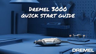 Get Started With The Dremel 3000 VariableSpeed Rotary Tool  Quick Start Guide [upl. by Bhayani]