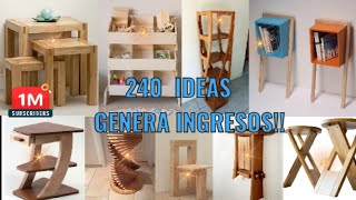 230 Ideas de madera para el Hogar que estan Increíbles puedes hacer y venderGenera Ingresos ▶️💸 [upl. by Aihn200]