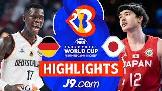 Germany 🇩🇪 vs Japan 🇯🇵  J9 Highlights  FIBA Basketball World Cup 2023 [upl. by Arriek402]