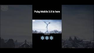 Pubg Mobile 35 Is here ❄️ pubgm pubg pubgmobile bgmi pubglite pubgmobileshorts bgmishorts [upl. by Ycul380]