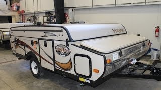 Pop Up with style  2014 Viking 2108ST Camping Trailer Review [upl. by Siraved512]