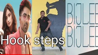 Bijlee Bijlee dance moves Hook steps by Manish sir [upl. by Nyleda684]