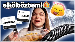 ELKÖLTÖZTEM 🏠😱 Csecse Ági főztje Mukbang 😋❤️ [upl. by Kevina]