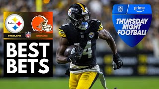 BEST NFL TNF PROP PICKS amp BETS  STEELERS VS BROWNS  11212024 [upl. by Retsevlys]