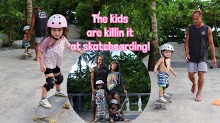 Skateboarding session with the kids [upl. by Jarek667]