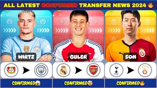 ALL LATEST CONFIRMED TRANSFER NEWS 2024 ✅🔥 [upl. by Arakihc705]