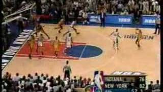 NBA 1999 Eastern Conf Finals Pacers at Knicks gm 6 part 16 [upl. by Melan462]