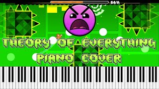 Theory of Everything Geometry Dash Piano Cover [upl. by Engelbert]