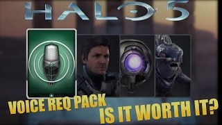 Halo 5 Req Pack Opening amp Showing  Voices of War Pack [upl. by Anitnahs]