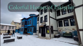 4K Eskisehir Walking Tour of Colorful Homes  Eskişehir Turkey  UltraHD 60fps Ultrawide lens [upl. by Airotnes]