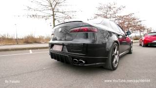 Alfa Romeo 159 19 JTD with AutoDelta Exhaust Sound [upl. by Bendicta60]