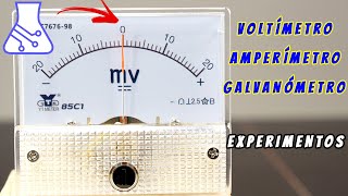 Voltímetro con CERO en el Centro Experimentos Eléctricos [upl. by Johannessen687]