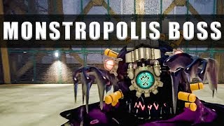 Kingdom Hearts 3 Monstropolis boss  How to beat the Giant Unversed [upl. by Novaj]