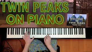 Twin Peaks Theme  Falling  Piano [upl. by Amaryl]