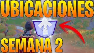 COMO COMPLETAR TODAS LAS MISIONES DE MONARCA FORTNITE SEMANA 2  RECOGE UNA FICHA DE SUBIDA DE NIVEL [upl. by Ahseiym]