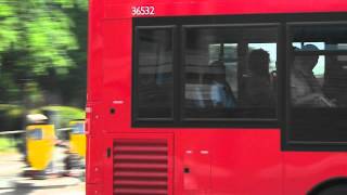 London Bus Route 124 at Eltham [upl. by Ynnav]