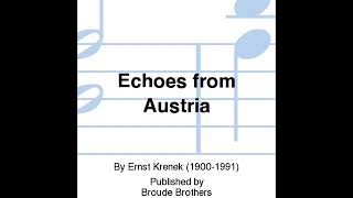 Krenek Echoes from Austria E Katzenellenbogen piano [upl. by Isabelle]