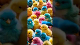 Smallest chicks Cute and beautiful chick sound animals birds birdsounds cuteanimals shorts [upl. by Emmey]