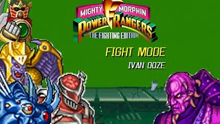 Mighty Morphin Power Rangers Fight Edition Fight Mode CPU  Player vs Ivan Ooze O Brabo [upl. by Cryan]