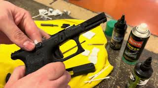 Glock 44  22lr pistol cleaning and maintenance [upl. by Tilda140]