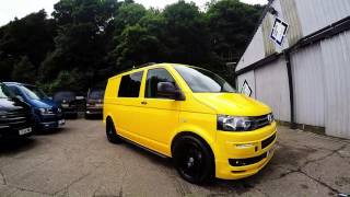 VW T5 140 Kombi Yellow With Tailgate Sportline Pack [upl. by Haldane]